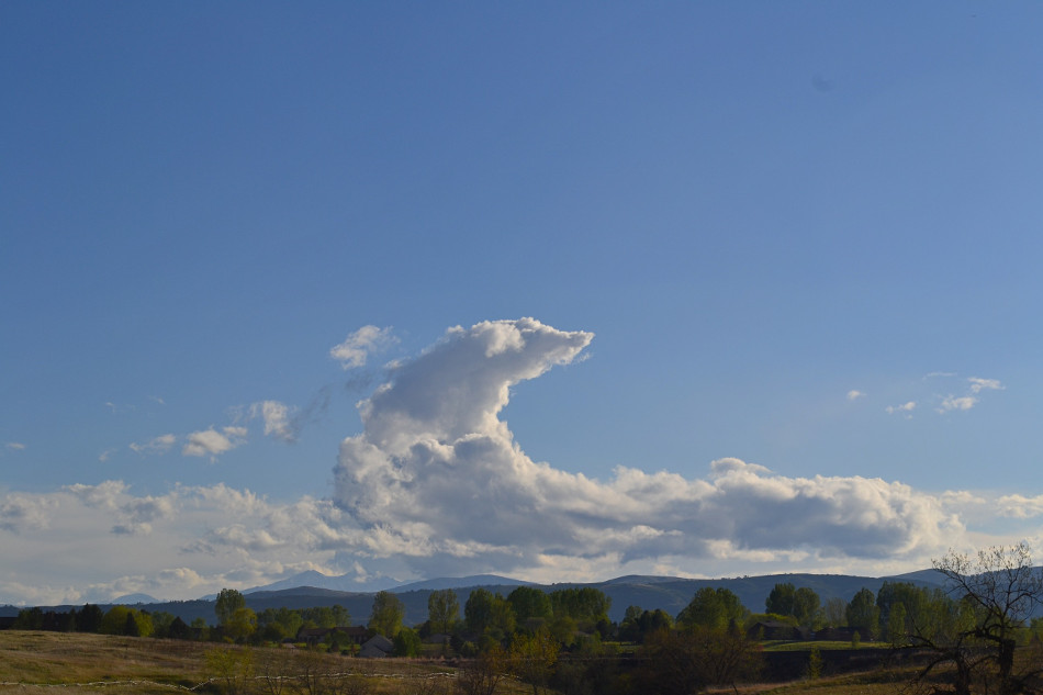 Clouds Over the Rockies After a Storm