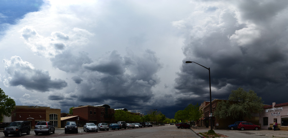 Mid-Afternoon Thunderstorm Panoramic