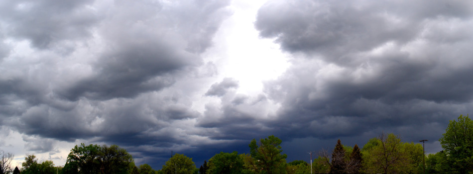 Mid-Afternoon Thunderstorm Panoramic 2