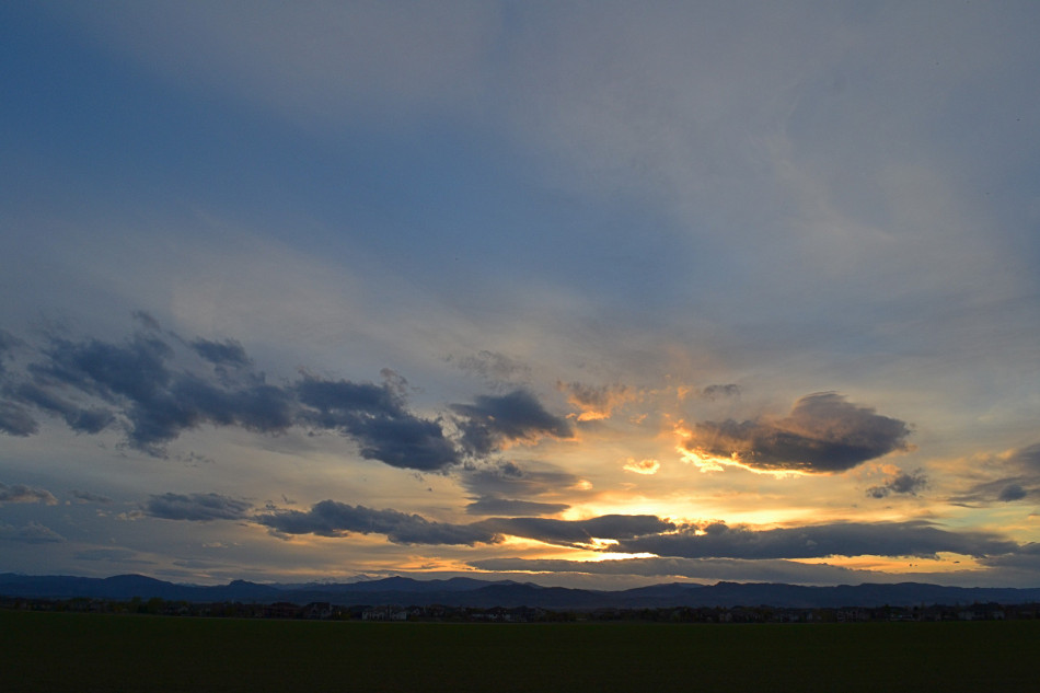 Orangish Purple Sunset
