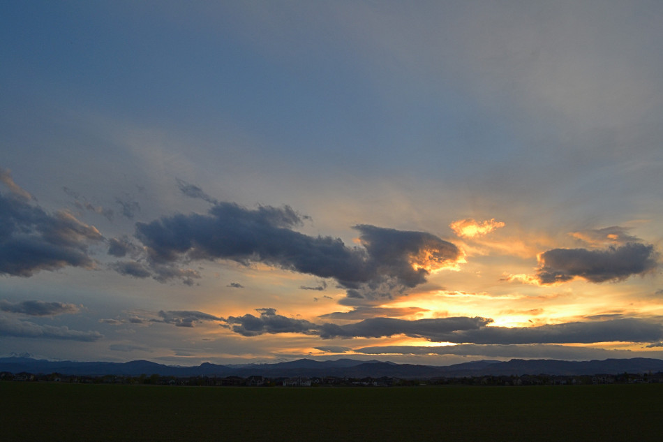 Orangish Purple Sunset 2