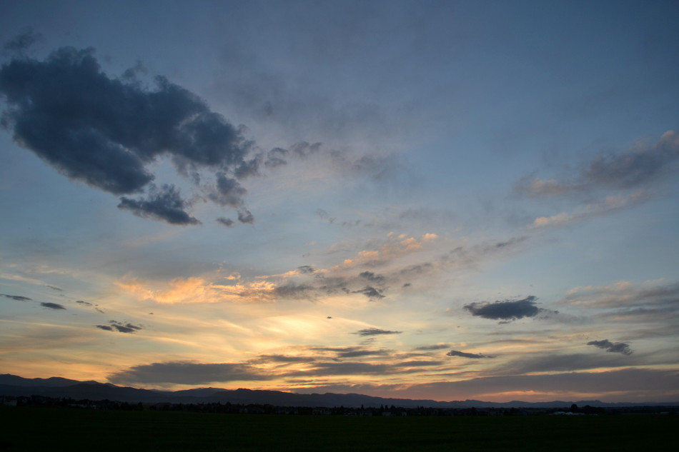 Nice Cool Colored Sunset