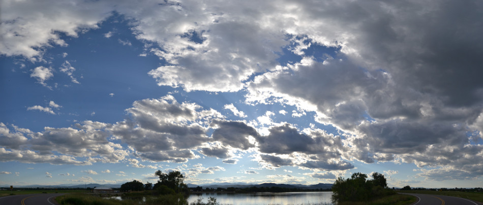 Illuminated Scattered Clouds