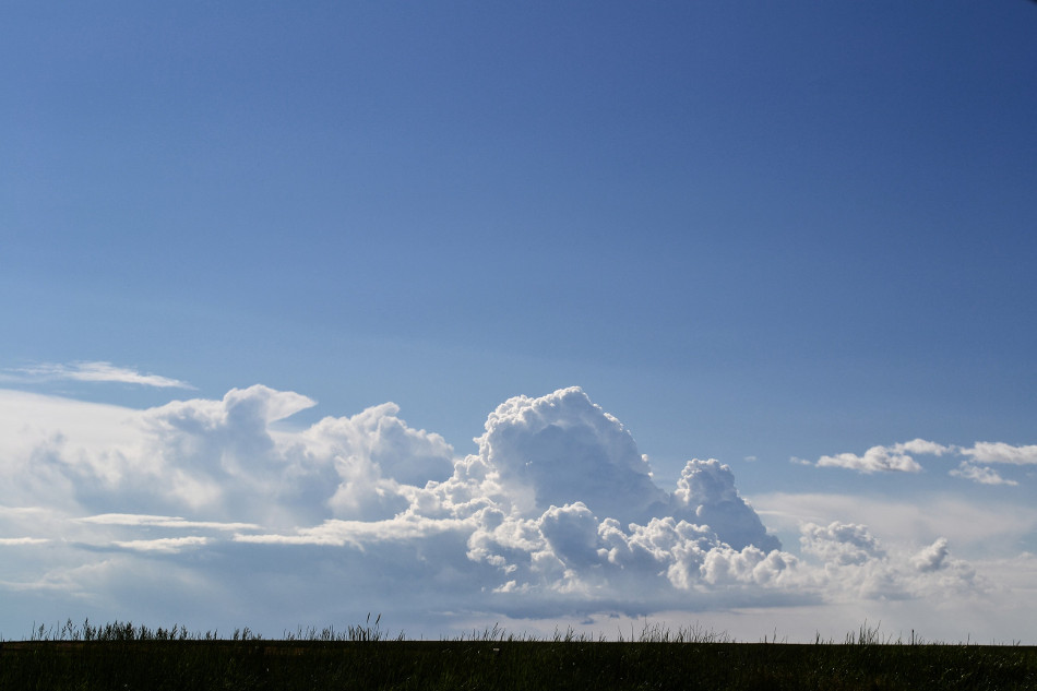 Morning Summertime Cumulus Clouds