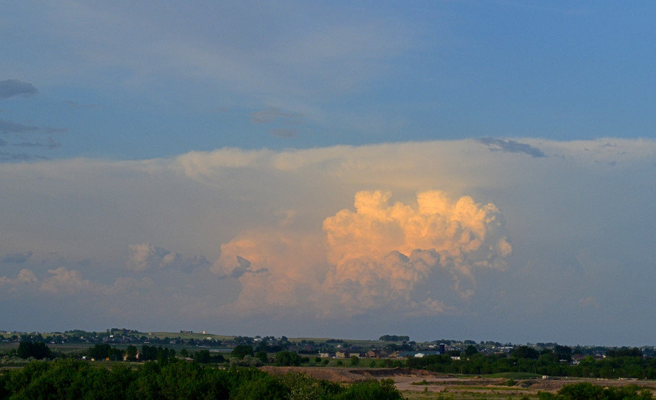 Orange Cauliflower Cumulus Clouds