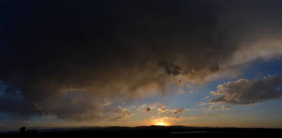 Raining over the Sunset