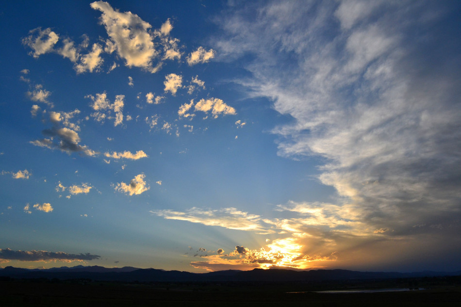 Wispy Sunset Clouds
