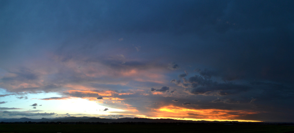 Colorful Sunset after a Storm