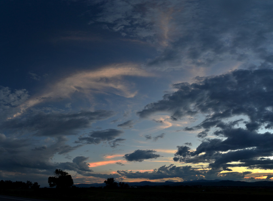 Sunset Panoramic, Muted Colors