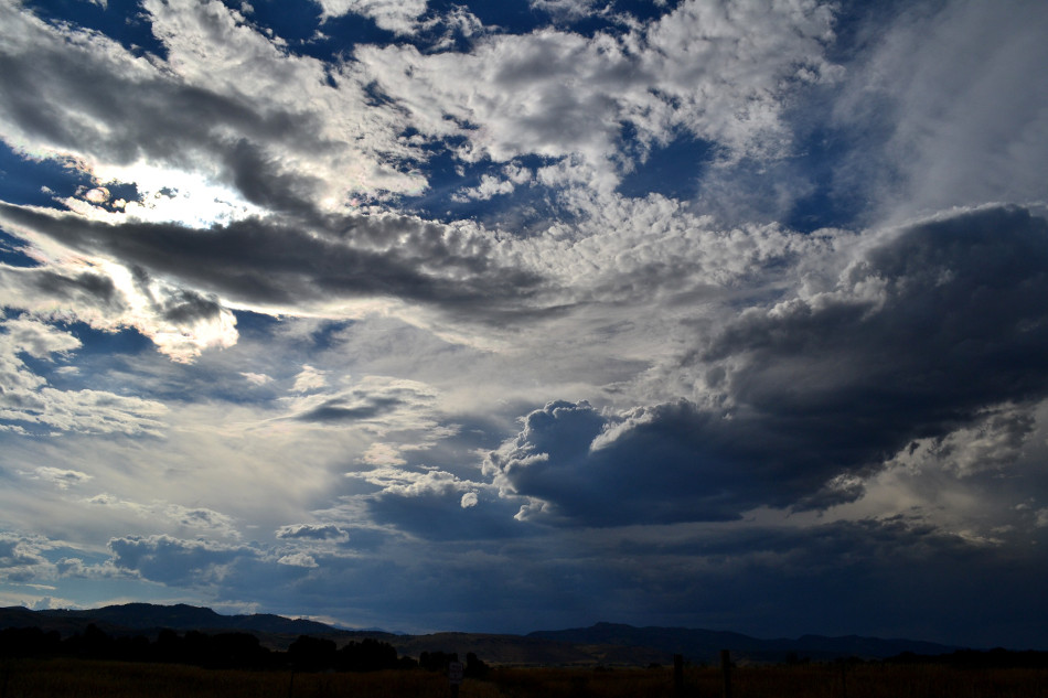 Afternoon Clouds Backlit