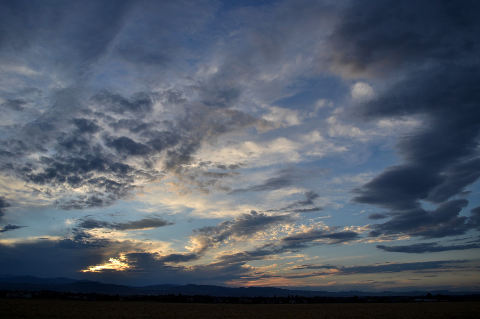 Variety Clouds, Cirrus, Sunset