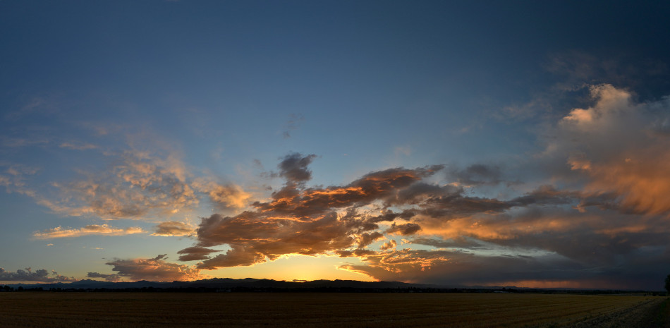 Vibrant Sunset Panoramic 2