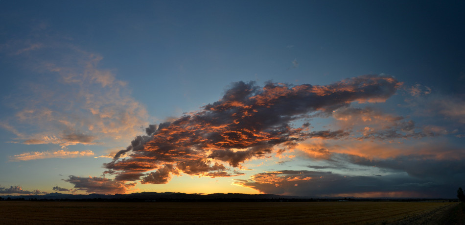 Vibrant Sunset Panoramic 3