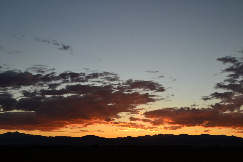 Colorful Sunset, God's Rays 2