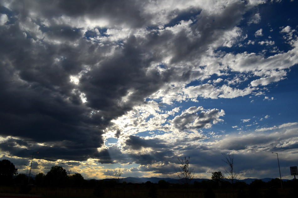God's Rays Afternoon Clouds