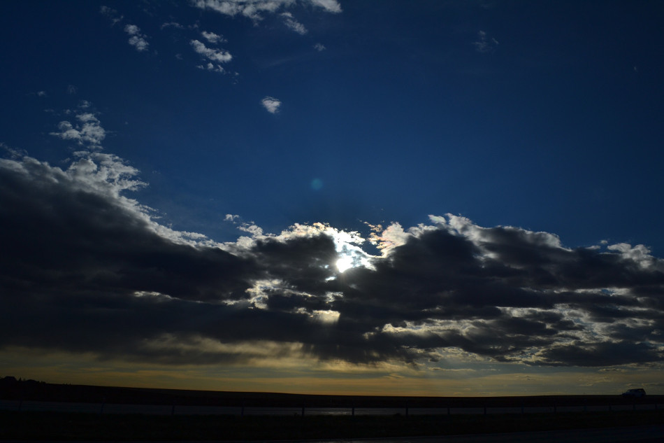 Morning God's Rays Clouds