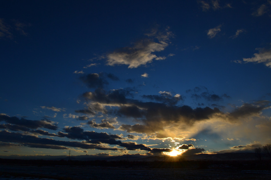 Yellow Bright Cloud Sunset