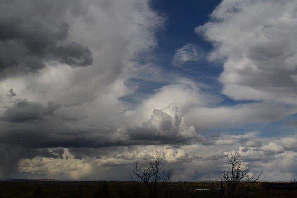 Afternoon Rainy & Cumulus Clouds