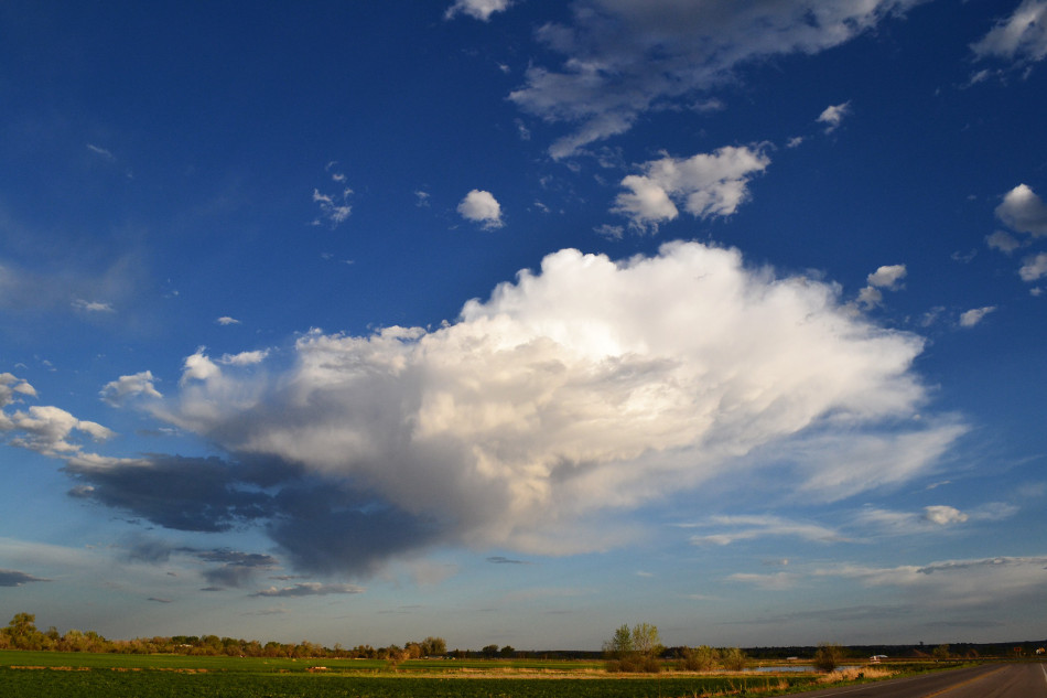 Dispersing Thunderstorm Clouds