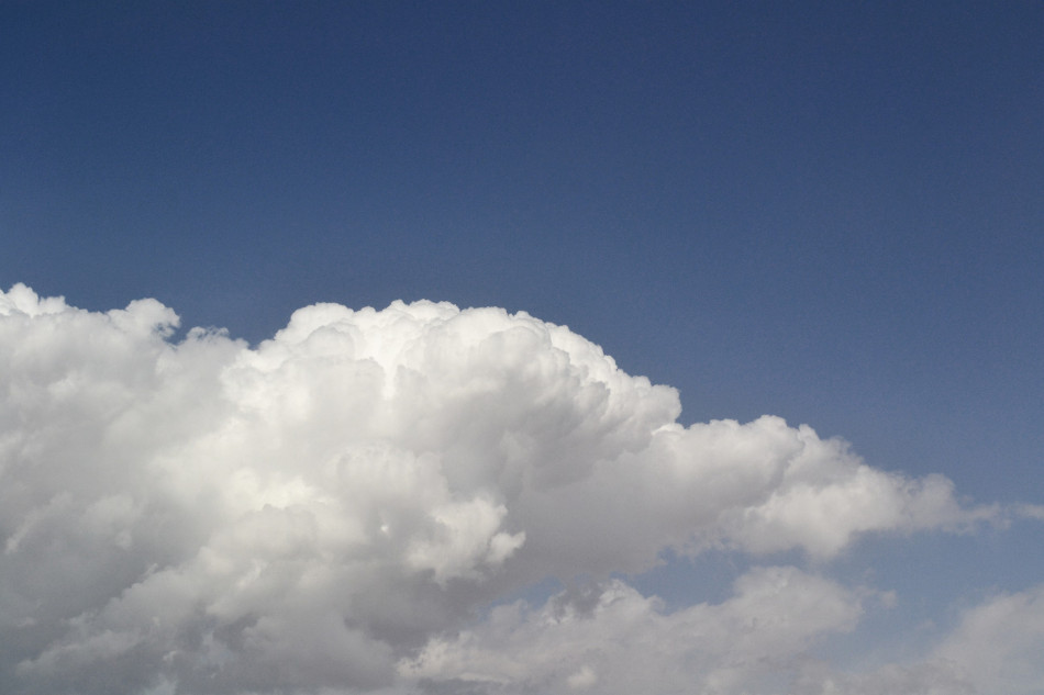 Springtime Cumulus Clouds in Colorado 1