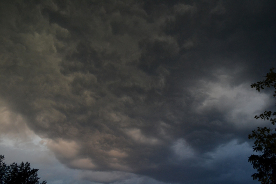 Swirly Underside of a Thunderstorm