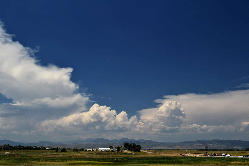 Cumulus Clouds over Horsetooth