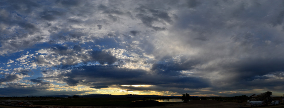 Dark Stormy Sunset
