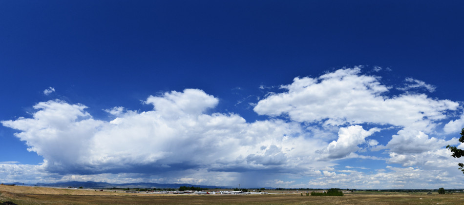 Distant Summer Afternoon Thunderstorm