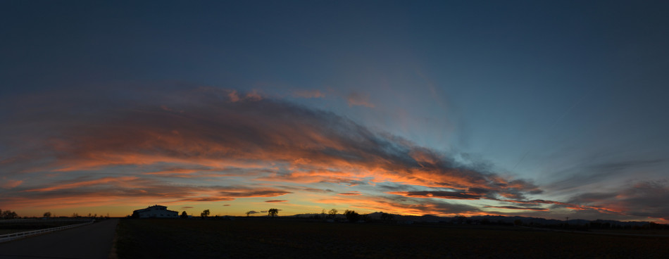 Sunset Panoramic, Orange