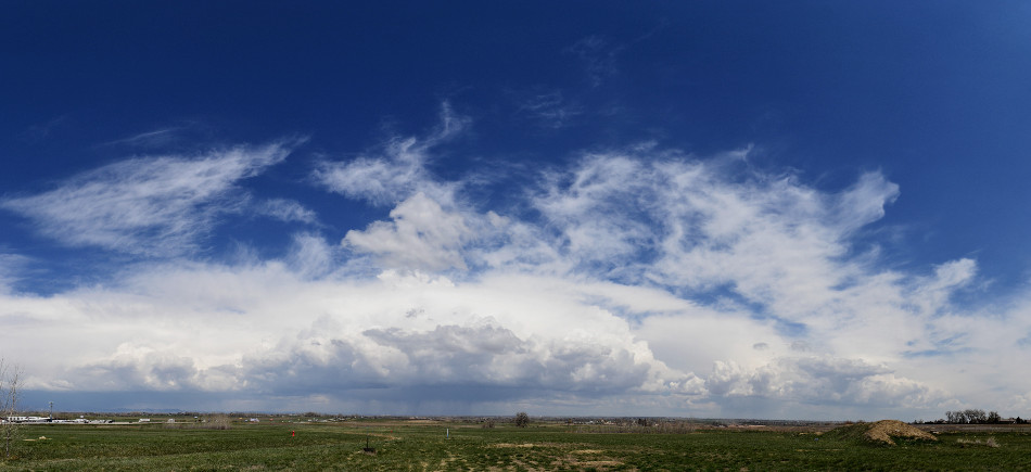 Distant Storm Clouds, Cumulus Panoramic