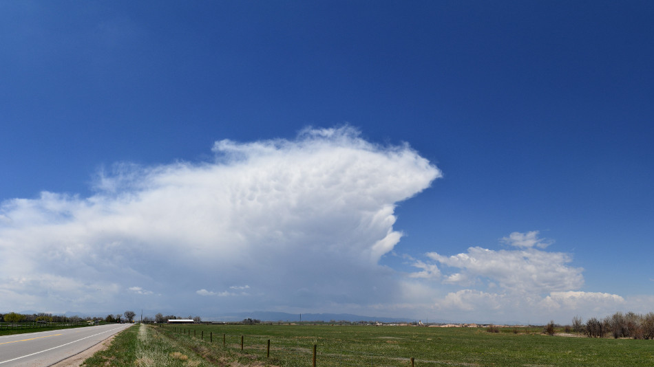 Towering Thunderhead on a Sunny Day