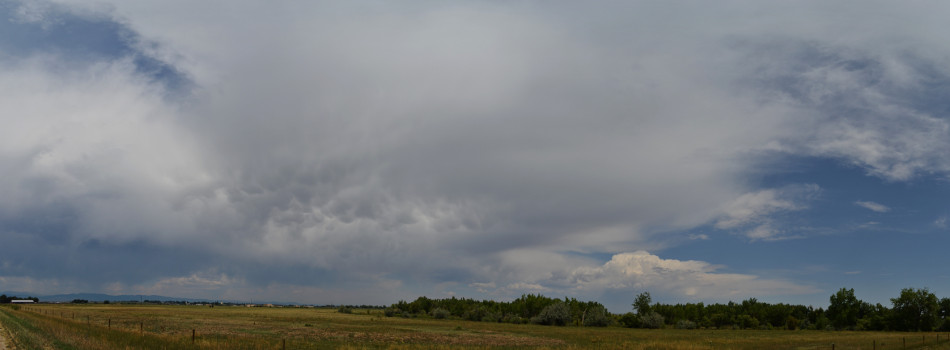 Impending Storm with Mammatus Clouds