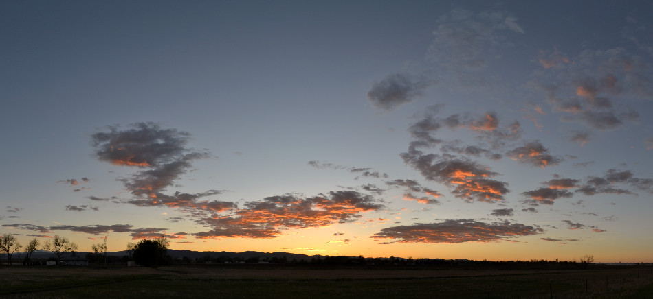 Spotted Panoramic Sunset