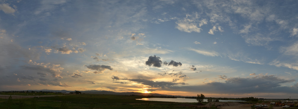 Pastel Panoramic Sunset