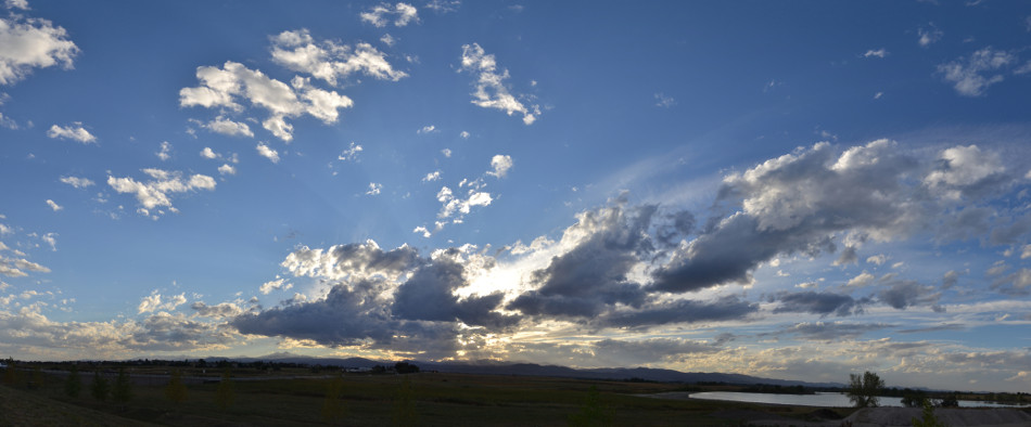 Backlit Stratus Cloud Panoramic