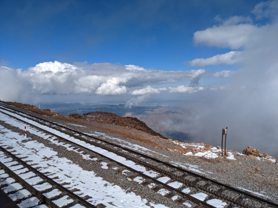 Clouds from the Pikes Peak Summit 2