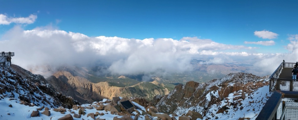 Clouds from the Pikes Peak Summit 4