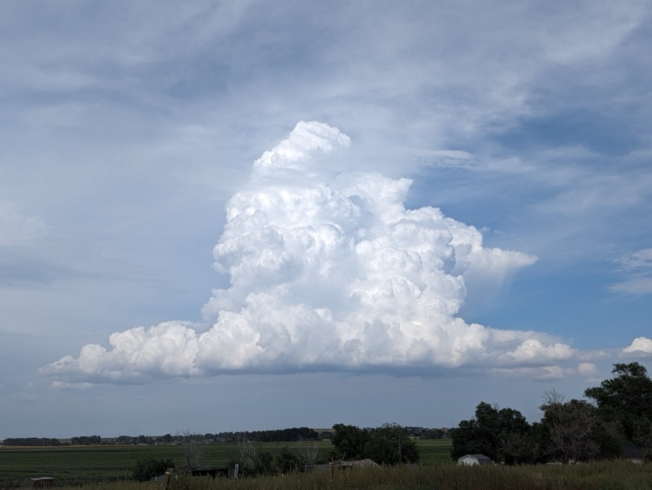 Towering Cumulus in the Country